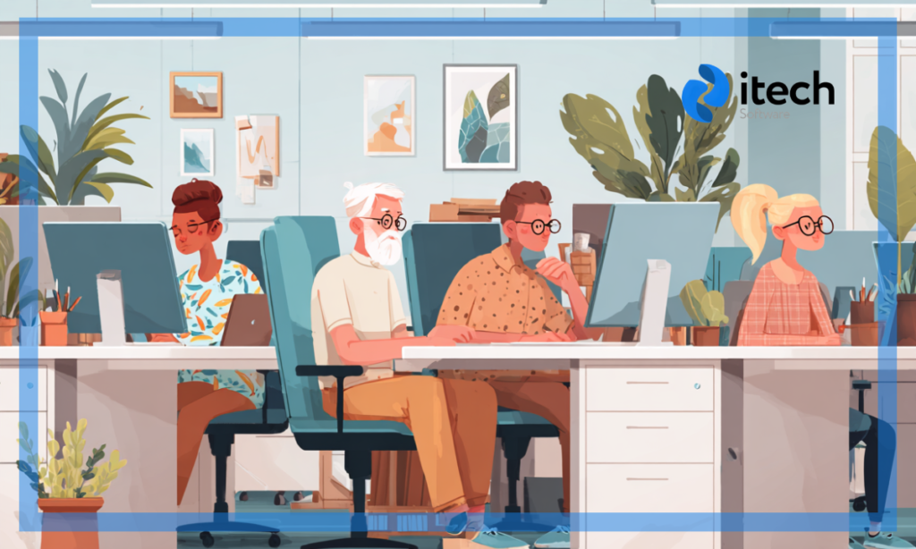 Personas trabajando